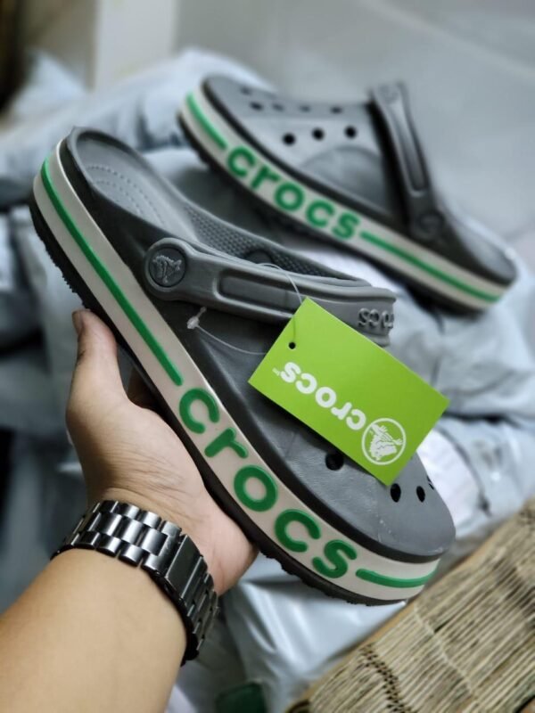 Crocs-black-green