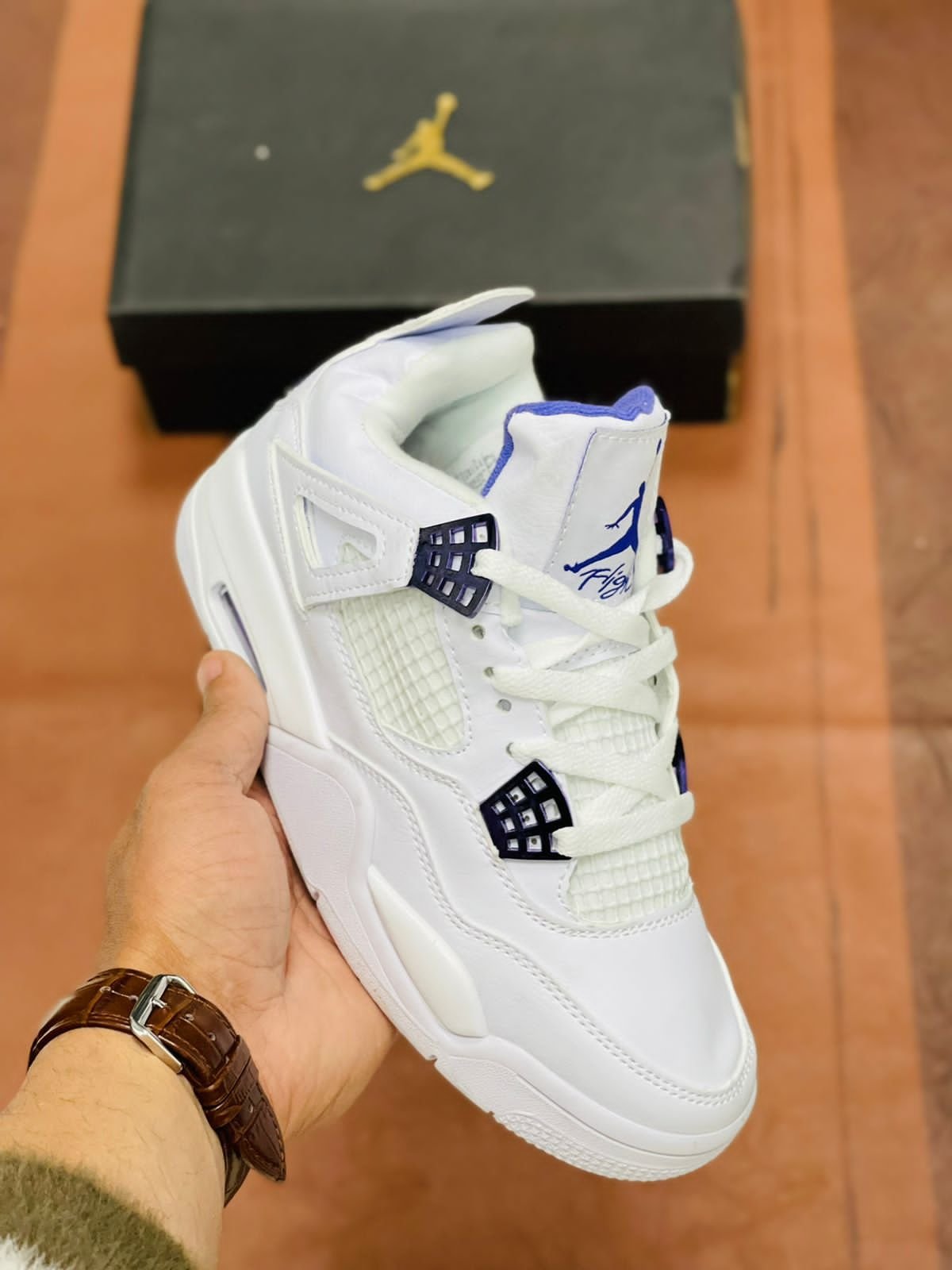 jordan retro 4 metallic