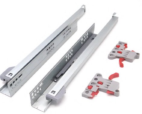 Wire Basket Quadro Undermount Slide